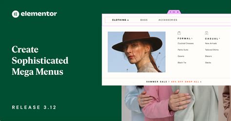 elementor mega menu without plugin|Design Beautiful and Sophisticated Mega Menus .